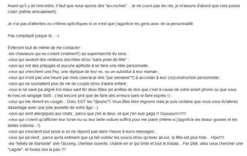 exemple description homme pour site de rencontre