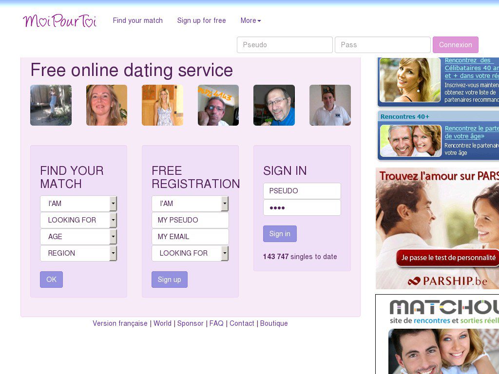 Dating site 100pour100 gratuit