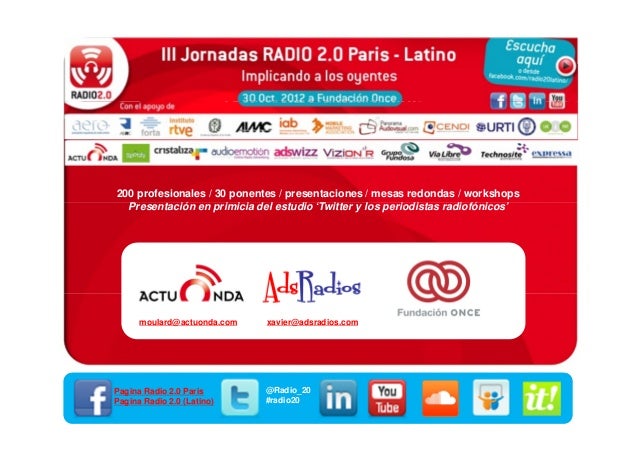 rencontres radio 2.0 2012